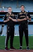 13 October 2016; Seamus Callanan of Tipperary and Patrick Durcan of Mayo were confirmed as the GAA/GPA Opel Players of the Month for September in hurling and football. Pictured are Patrick Durcan of Mayo, left, and Seamus Callanan of Tipperary with their GAA/GPA Opel Player of the Month Awards at a reception at Croke Park in Dublin. Photo by Sam Barnes/Sportsfile
