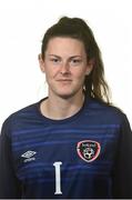 13 October 2016; Amanda McQuillan of Republic of Ireland during an Under 19 squad portrait session at the Maldron Airport Hotel in Dublin. Photo by Cody Glenn/Sportsfile