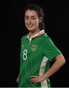 13 October 2016; Roma McLaughlin of Republic of Ireland during an Under 19 squad portrait session at the Maldron Airport Hotel in Dublin. Photo by Cody Glenn/Sportsfile