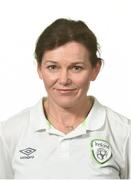 13 October 2016; Republic of Ireland team doctor Siobhan Forman during an Under 19 squad portrait session at the Maldron Airport Hotel in Dublin. Photo by Cody Glenn/Sportsfile
