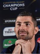 14 October 2016; Leinster's Rob Kearney during a press conference at the RDS Arena in Dublin. Photo by Matt Browne/Sportsfile