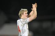 25 February 2011; Andrew Trimble, Ulster, celebrates at the end of the game. Celtic League, Ulster v Cardiff Blues, Ravenhill Park, Belfast, Co. Antrim. Photo by Sportsfile