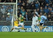 26 February 2011; Tomas Quinn, Dublin, scores his side's first goal. Allianz Football League, Division 1, Round 3, Dublin v Kerry, Croke Park, Dublin. Photo by Sportsfile