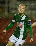 14 October 2016; Stephen Dooley of Cork City celebrates after scoring his side's second goal during the SSE Airtricity League Premier Division match between Cork City and Finn Harps at Turners Cross in Cork. Photo by Eóin Noonan/Sportsfile