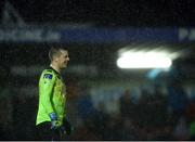 14 October 2016; Finn Harps goalkeepeer Ciaran Gallagher watches on during the SSE Airtricity League Premier Division match between Cork City and Finn Harps at Turners Cross in Cork. Photo by Eóin Noonan/Sportsfile