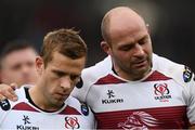16 October 2016; Paul Marshall, left, and Rory Best of Ulster following the European Rugby Champions Cup Pool 5 Round 1 match between Bordeaux-Begles and Ulster at Stade Chaban-Delmas in Bordeaux, France. Photo by Ramsey Cardy/Sportsfile