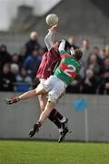 27 February 2011; Sean Armstrong, Galway, in action against Tom Cunniffe, Mayo. Allianz Football League, Division 1, Round 3, Galway v Mayo, Tuam Stadium, Tuam, Co. Galway. Picture credit: David Maher / SPORTSFILE