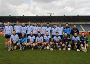 27 February 2011; The Dublin squad before the game. Walsh Cup Final, Dublin v Kilkenny, Parnell Park, Donnycarney, Dublin. Picture credit: Ray McManus / SPORTSFILE