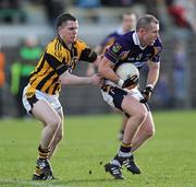 27 February 2011; Pat Burke, Kilmacud Crokes, in action against Stephen Finnegan, Crossmaglen Rangers. AIB GAA Football All-Ireland Senior Club Championship Semi-Final, Kilmacud Crokes v Crossmaglen Rangers, Pairc Tailteann, Navan, Co. Meath. Picture credit: Brian Lawless / SPORTSFILE