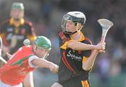 27 February 2011; Jack Kelleher, Ardscoil Ris, in action against Timmy Rae, Charleville CBS. Dr. Harty Cup Final, Ardscoil Ris v Charleville CBS, Gaelic Grounds, Limerick. Picture credit: Diarmuid Greene / SPORTSFILE
