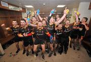 27 February 2011; The Ardscoil Ris team celebrate in the dressing room after victory over Charleville CBS. Dr. Harty Cup Final, Ardscoil Ris v Charleville CBS, Gaelic Grounds, Limerick. Picture credit: Diarmuid Greene / SPORTSFILE
