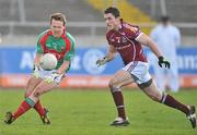 27 February 2011; Andy Moran, Mayo, in action against David Reilly, Galway. Allianz Football League, Division 1, Round 3, Galway v Mayo, Tuam Stadium, Tuam, Co. Galway. Picture credit: David Maher / SPORTSFILE