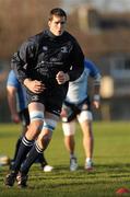 28 February 2011; Leinster's Devin Toner in action during squad training ahead of their Celtic League game against Scarlets on Friday. Leinster Rugby Media Briefing and Squad Training, UCD, Belfield, Dublin. Picture credit: Barry Cregg / SPORTSFILE