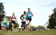 16 October 2016; Adam Nowicki of Poland on his way to second place in the senior men's race, pictured ahead of Freddy Keron-Stuk of Raheny Shamrock, Co Dublin, 17, who finished third, and eventual winner Mark Christie of Mullingar Harriers, Co Westmeath during the Autumn Open Cross Country Festival at the National Sports Campus in Abbotstown, Dublin. Photo by Sam Barnes/Sportsfile