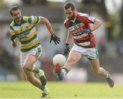 16 October 2016; George Durrant of Ballincollig in action against Kevin McMahon of Carbery Rangers during the Cork County Senior Club Football Championship Final game between Ballincollig and Carbery Rangers at Páirc Ui Rinn in Cork. Photo by Eóin Noonan/Sportsfile