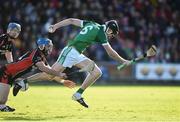 16 October 2016; Colm Kehoe of Cloughbawn in action against Garret Sinnott of Oulart-The Ballagh during the Wexford County Senior Club Hurling Championship Final game between Cloughbawn and Oulart-The Ballagh at Wexford Park in Wexford. Photo by Matt Browne/Sportsfile