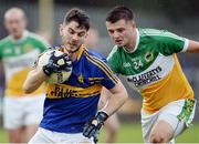 16 October 2016; Ryan McHugh of Kilcar in action against Ryan Diver of Glenswilly during the Donegal County Senior Club Football Championship Final game between Kilcar and Glenswilly at MacCumhaill Park in Ballybofey, Co. Donegal. Photo by Oliver McVeigh/Sportsfile