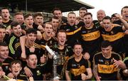 16 October 2016; Dr. Crokes captain Johnny Buckley, centre, and his team-mates celebrate with the Bishop Moynihan Cup after the Kerry County Senior Club Football Championship Final game between Dr. Crokes and Kenmare District at Fitzgerald Stadium in Killarney, Co. Kerry. Photo by Brendan Moran/Sportsfile