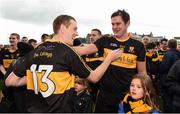 16 October 2016; Members of the Dr. Crokes team Colm Cooper, left, and Eóin Brosnan celebrate after the Kerry County Senior Club Football Championship Final game between Dr. Crokes and Kenmare District at Fitzgerald Stadium in Killarney, Co. Kerry. Photo by Brendan Moran/Sportsfile