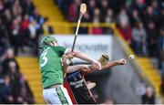 16 October 2016; Keith Rossiter of Oulart-The Ballagh in action against Martin Kehoe of Cloughbawn during the Wexford County Senior Club Hurling Championship Final game between Cloughbawn and Oulart-The Ballagh at Wexford Park in Wexford. Photo by Matt Browne/Sportsfile