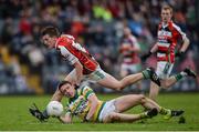 16 October 2016; John O'Rourke of Carbery Rangers in action against Shane Murphy of Ballincollig during the Cork County Senior Club Football Championship Final game between Ballincollig and Carbery Rangers at Páirc Ui Rinn in Cork. Photo by Eóin Noonan/Sportsfile