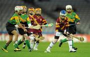 26 February 2011; A general view of children playing camogie during the half-time game. Irish Daily Star Camogie League, Division 1, Group 2, Dublin v Kilkenny, Croke Park, Dublin. Picture credit: Ray McManus / SPORTSFILE