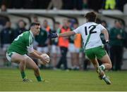 16 October 2016; Ciarán Kelly of Moorefield in action against Conor Hartley of Sarsfields during the Kildare County Senior Club Football Championship Final game between Moorefield and Sarsfields at St Conleth's Park in Newbridge, Co Kildare. Photo by Piaras Ó Mídheach/Sportsfile