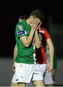 17 October 2016; Garry Buckley of Cork City reacts after missing an opportunity to score during the SSE Airtricity League Premier Division game between St Patrick's Athletic and Cork City at Richmond Park in Dublin. Photo by Seb Daly/Sportsfile