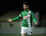 17 October 2016; Seán Maguire of Cork City reacts after a decision is given against him during the SSE Airtricity League Premier Division game between St Patrick's Athletic and Cork City at Richmond Park in Dublin. Photo by Seb Daly/Sportsfile