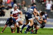 16 October 2016; Sean Reidy of Ulster is tackled by Adam Ashley-Cooper of Bordeaux-Bégles during the European Rugby Champions Cup Pool 5 Round 1 match between Bordeaux-Begles and Ulster at Stade Chaban-Delmas in Bordeaux, France. Photo by Ramsey Cardy/Sportsfile