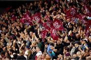 16 October 2016; Bordeaux supporters wave flags during the European Rugby Champions Cup Pool 5 Round 1 match between Bordeaux-Begles and Ulster at Stade Chaban-Delmas in Bordeaux, France. Photo by Ramsey Cardy/Sportsfile