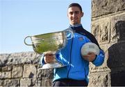 18 October 2016; AIG Insurance, proud sponsor of Dublin GAA, held a reception at its offices today to mark the Dublin football team’s All-Ireland success. Pictured is James McCarthy of Dublin with the Sam Maguire cup. For more information about AIG Insurance’s products and services go to www.aig.ie or call 1890 50 27 27. AIG Offices in North Wall Quay, Dublin. Photo by Cody Glenn/Sportsfile