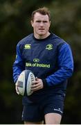18 October 2016; Peter Dooley of Leinster during squad training at UCD in Belfield, Dublin. Photo by Seb Daly/Sportsfile