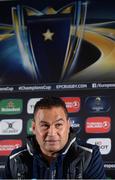 19 October 2016; Connacht head coach Pat Lam during a squad press conference at The Sportsground in Galway. Photo by Matt Browne/Sportsfile