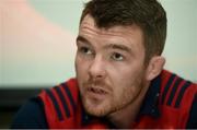 19 October 2016; Peter O'Mahony of Munster during a press conference at University of Limerick in Limerick. Photo by Diarmuid Greene/Sportsfile