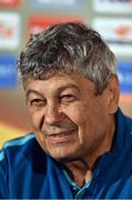 19 October 2016; Zenit St Petersburg manager Mircea Lucescu during a press conference at Tallaght Stadium in Tallaght, Co Dublin. Photo by David Maher/Sportsfile