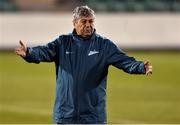 19 October 2016; Zenit St Petersburg manager Mircea Lucescu during squad training at Tallaght Stadium in Tallaght, Co Dublin. Photo by David Maher/Sportsfile