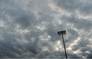 20 October 2016; A general view of a set of floodlights at Parnell Park ahead of the Dublin County Senior Club Football Championship Quarter-Final match between Ballymun Kickhams and Raheny Shamrocks at Parnell Park in Dublin.  Photo by Sam Barnes/Sportsfile