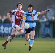 3 March 2011; Cathal Kenny, UCD, in action against NUIG. Ulster Bank Sigerson Cup Football Quarter-Final, UCD v NUIG, Castle Pitch, UCD, Belfield, Dublin. Picture credit: Matt Browne / SPORTSFILE