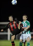 4 March 2011; Killian Brennan, Bohemians, in action against Dane Massey, Bray Wanderers. Airtricity League Premier Division, Bray Wanderers v Bohemians, Carlisle Grounds, Bray, Co. Wicklow. Picture credit: Matt Browne / SPORTSFILE