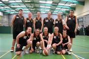 5 March 2011; The Palmerstown Wildcats team, back row, from left, William Maloney, David Carrig, Greg Hutchings, Brennie Collis, Michael Duff, Derek Dartnell, with, front row, from left, Christopher Lyons, Michael Mahon, Joseph Ennis, Pat Monaghon and Stephen Murphy . Special Olympics Ireland National Basketball Cup, Loughlinstown Leisure Centre, Dun Laoghaire, Co. Dublin. Picture credit: Stephen McCarthy / SPORTSFILE