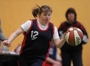 5 March 2011; Aine Naughton, Shooting Stars, in action against Waterford Special Olympics Clubs. Special Olympics Ireland National Basketball Cup, Loughlinstown Leisure Centre, Dun Laoghaire, Co. Dublin. Picture credit: Stephen McCarthy / SPORTSFILE