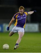 19 October 2016; Mark Vaughan of Kilmacud Crokes takes a free during the Dublin County Senior Club Football Championship Quarter-Final match between St Jude's and Kilmacud Crokes at Parnell Park in Dublin. Photo by Piaras Ó Mídheach/Sportsfile