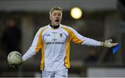 19 October 2016; David Nestor of Kilmacud Crokes remonstrates with an umpire during the Dublin County Senior Club Football Championship Quarter-Final match between St Jude's and Kilmacud Crokes at Parnell Park in Dublin. Photo by Piaras Ó Mídheach/Sportsfile