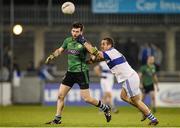 20 October 2016; Sean Newcome of Lucan Sarsfields in action against Ger Brennan of St Vincents during the Dublin County Senior Club Football Championship Quarter-Final match between St Vincent's and Lucan Sarsfields at Parnell Park in Dublin. Photo by Sam Barnes/Sportsfile