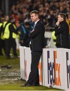20 October 2016; Dundalk manager Stephen Kenny at the end of the UEFA Europa League Group D match between Dundalk and Zenit St Petersburg at Tallaght Stadium in Tallaght, Co. Dublin.  Photo by David Maher/Sportsfile