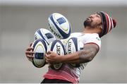 21 October 2016; Charles Piutau of Ulster in action during the captain's run at the Kingspan Stadium in Ravenhill Park, Belfast. Photo by David Fitzgerald/Sportsfile