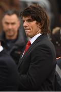 21 October 2016; Former Munster and Ireland player Donncha O'Callaghan arrives for the funeral of Munster Rugby head coach Anthony Foley at the St. Flannan’s Church, Killaloe, Co Clare. The Shannon club man, with whom he won 5 All Ireland League titles, played 202 times for Munster and was capped for Ireland 62 times, died suddenly in Paris on November 16, 2016 at the age of 42. Photo by Stephen McCarthy/Sportsfile