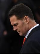 21 October 2016; Munster director of rugby Rassie Erasmus arrives for the funeral of Munster Rugby head coach Anthony Foley at the St. Flannan’s Church, Killaloe, Co Clare. The Shannon club man, with whom he won 5 All Ireland League titles, played 202 times for Munster and was capped for Ireland 62 times, died suddenly in Paris on November 16, 2016 at the age of 42. Photo by Stephen McCarthy/Sportsfile