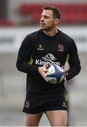 21 October 2016; Tommy Bowe of Ulster in action during the captain's run at the Kingspan Stadium in Ravenhill Park, Belfast. Photo by David Fitzgerald/Sportsfile
